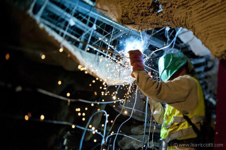 Lisa Ricciotti - photographe chantier - Reconstitution de la Grotte Chauvet à Vallon Pont d'Arc